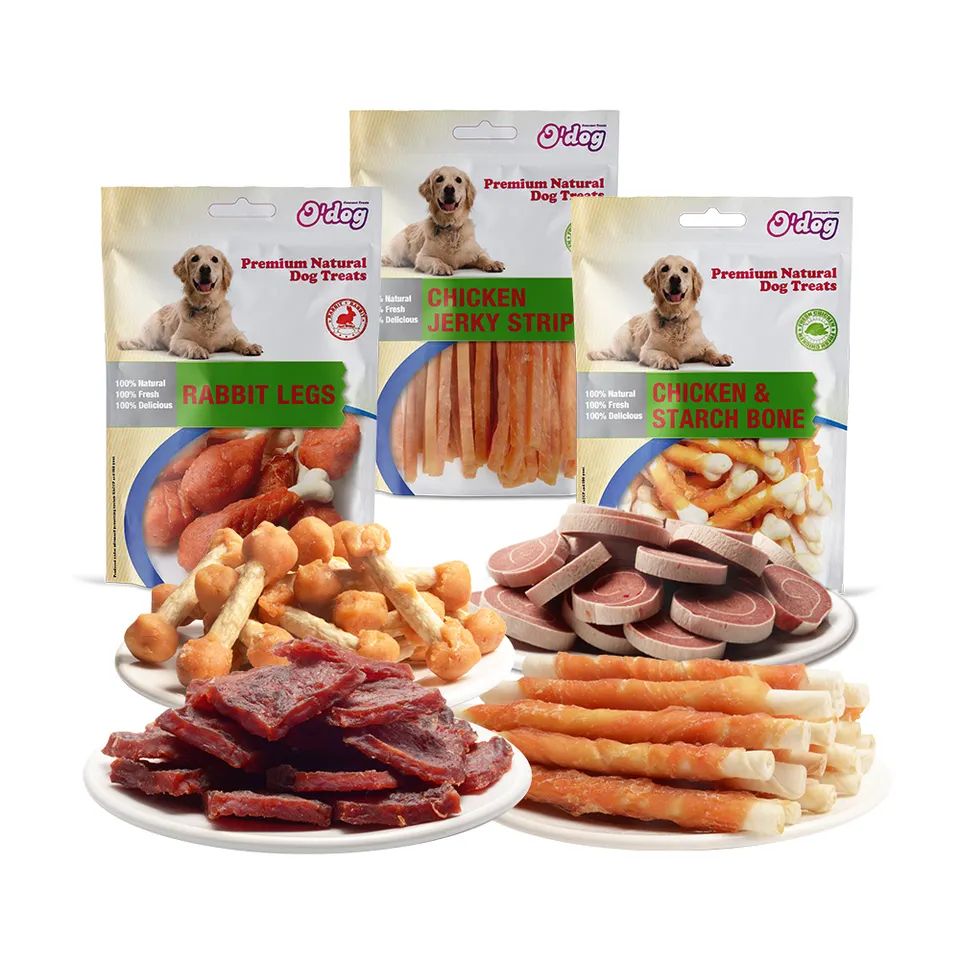 Háprótein lágfitu Duck Strips Natural Dog Treat